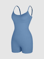 Body Countouring Romper with Adjustable Straps