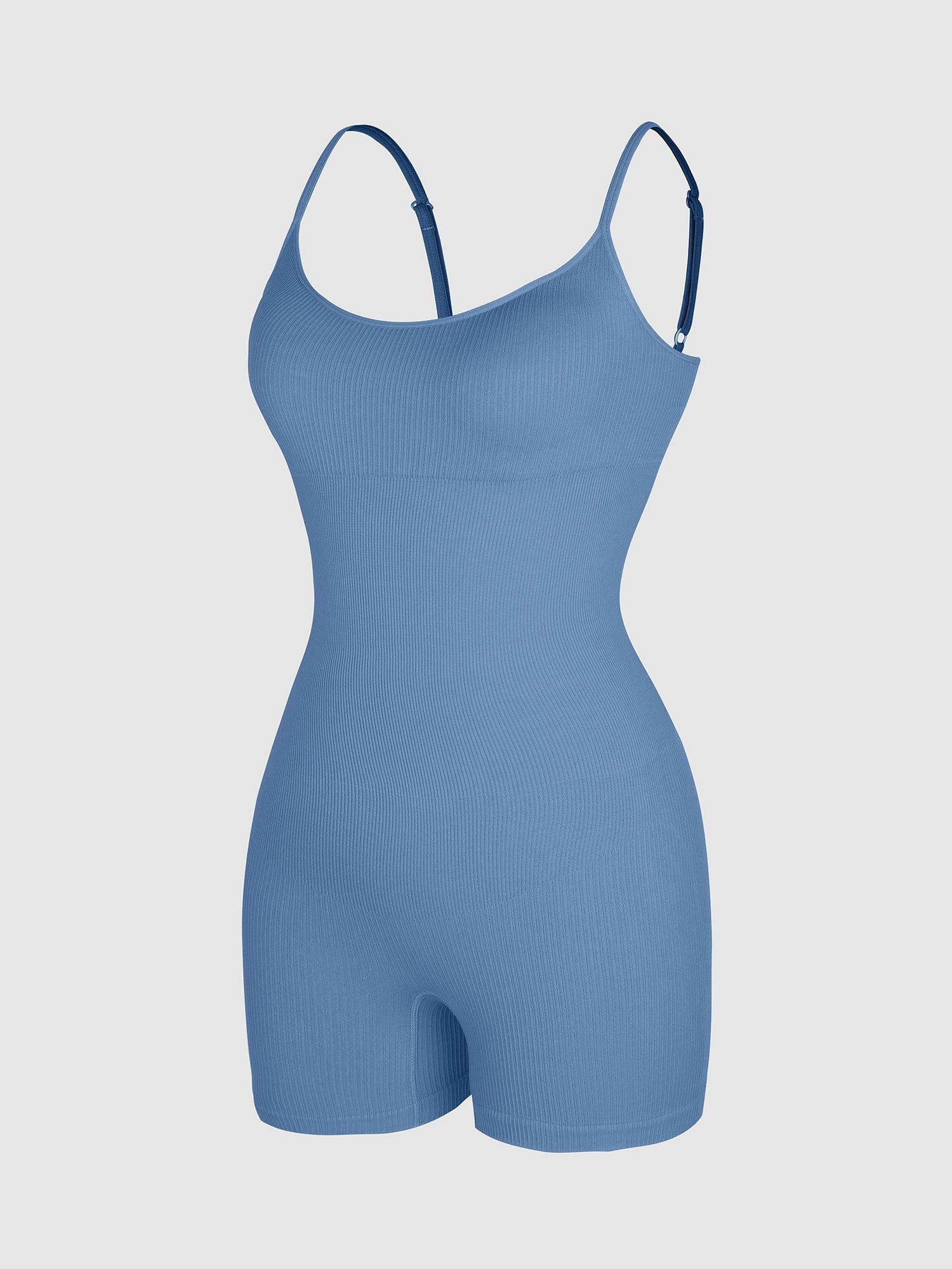 Body Countouring Romper with Adjustable Straps