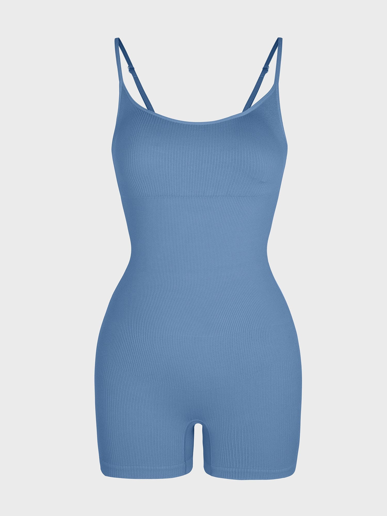 Body Countouring Romper with Adjustable Straps