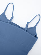 Body Countouring Romper with Adjustable Straps