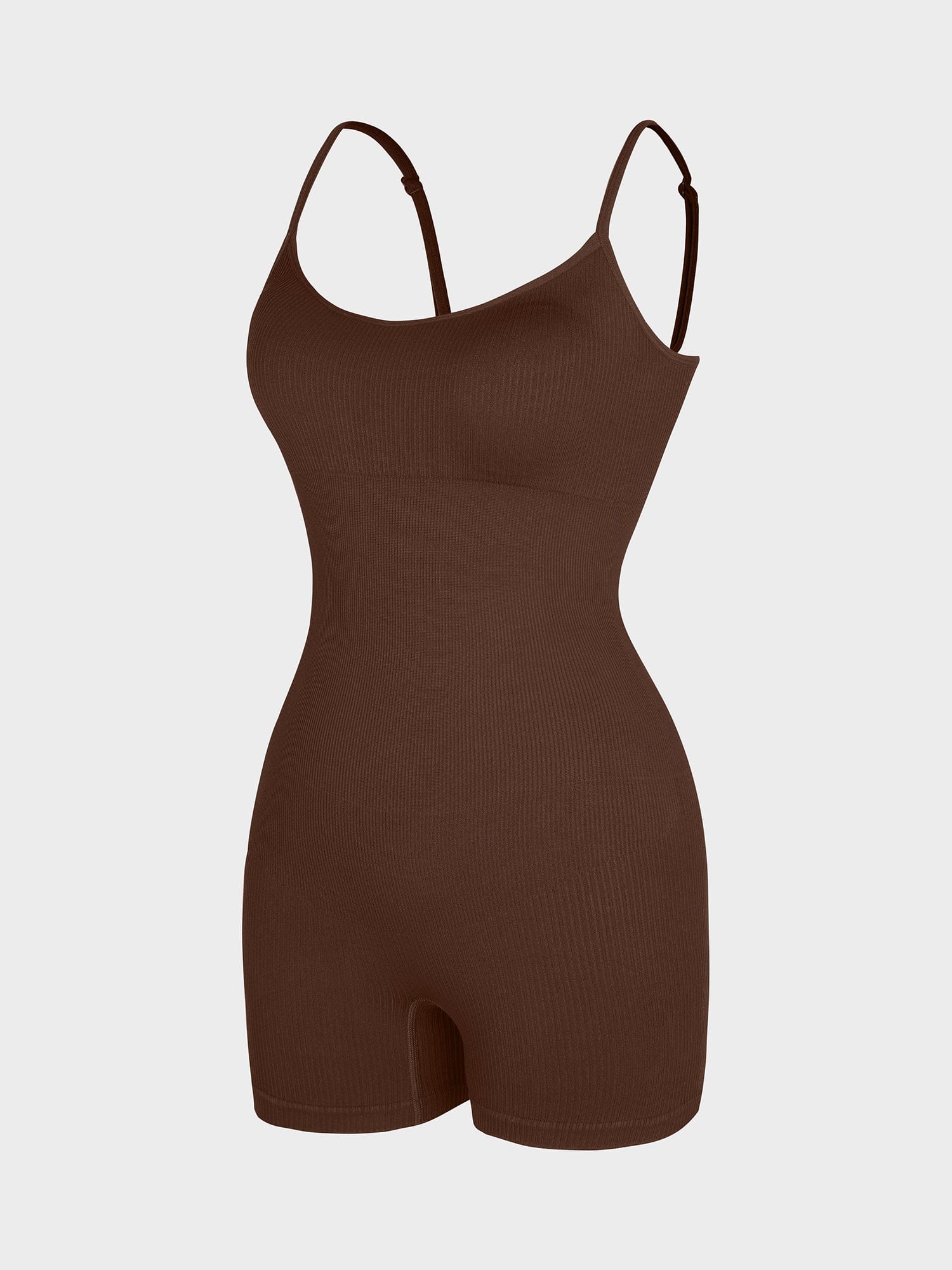 Body Countouring Romper with Adjustable Straps