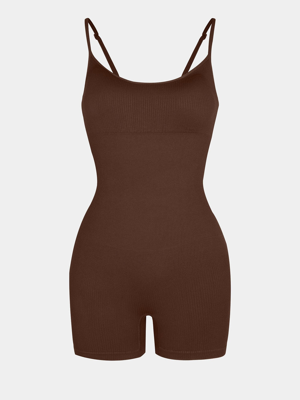 Body Countouring Romper with Adjustable Straps - Auxieswear