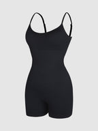 Body Countouring Romper with Adjustable Straps