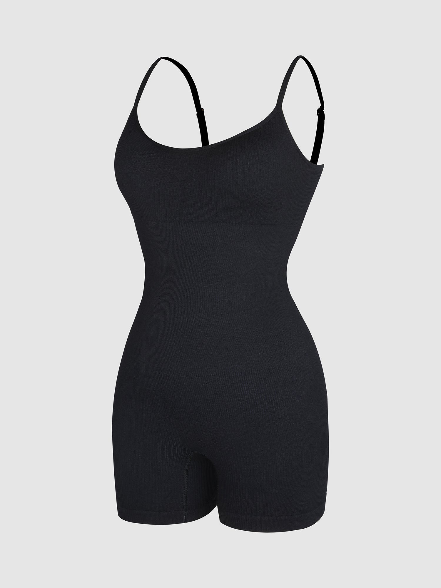 Body Countouring Romper with Adjustable Straps
