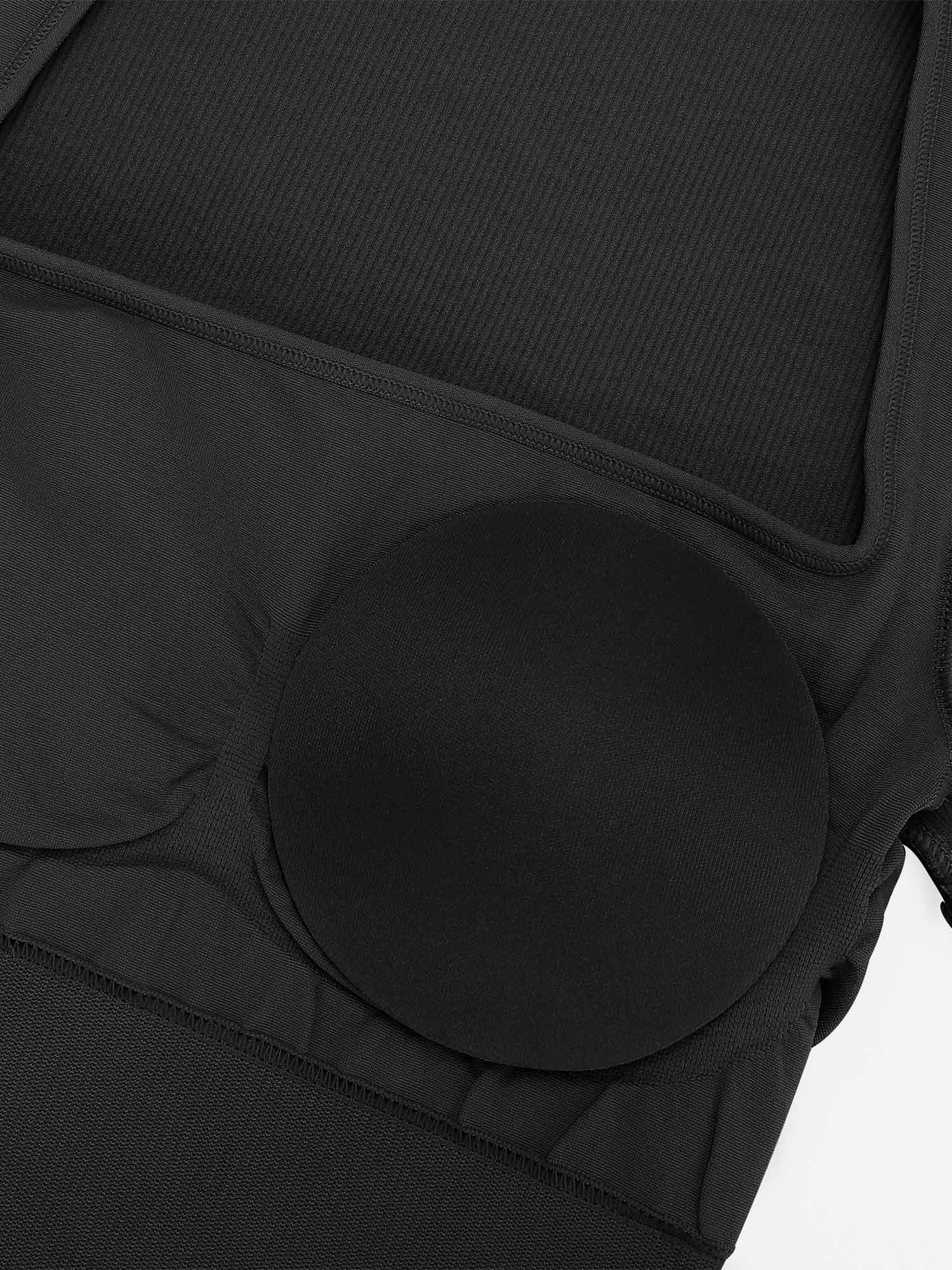 Square Neck Short Sleeve Tummy Control Romper
