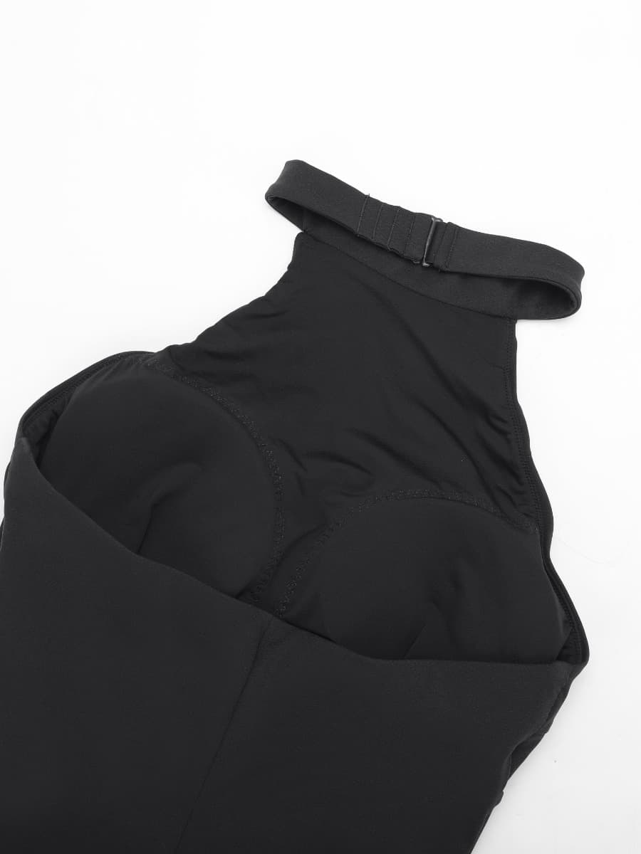 One-Piece Halter Thigh Slimming Jumpsuit - Auxieswear