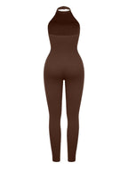One-Piece Halter Thigh Slimming Jumpsuit