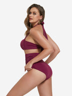 High Waist Swim Pants with Tummy Compression