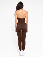 One-Piece Halter Thigh Slimming Jumpsuit