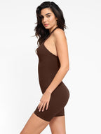 One-Piece Halter Waist & Abdomen Shaping Romper