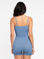 Body Countouring Romper with Adjustable Straps