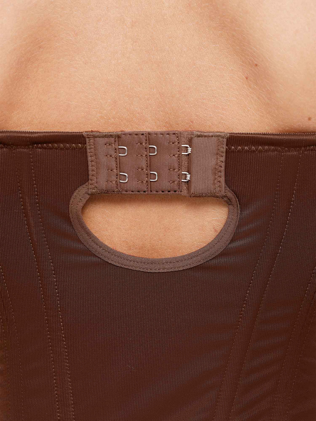 Deep V-Neck Shaping Thong Bodysuit - Auxieswear