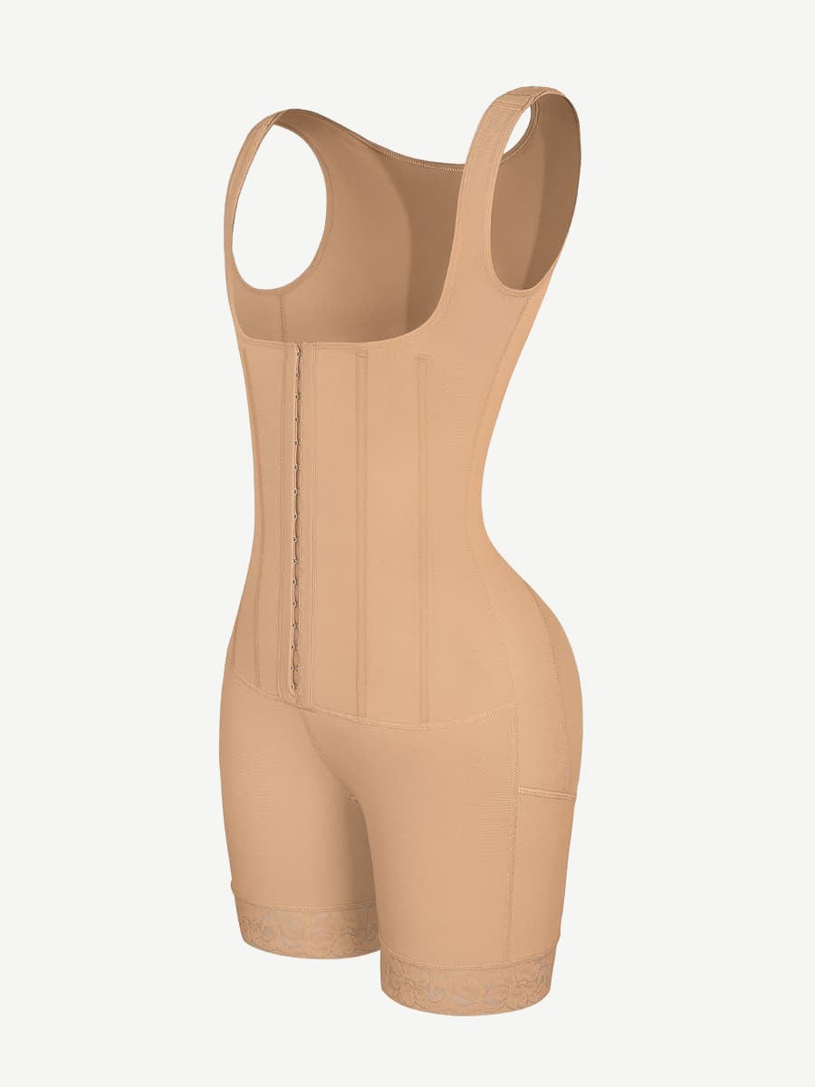 Tummy Control Body Shaper With 6 Steel Bones