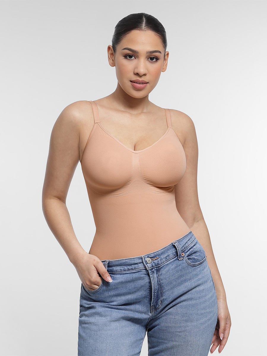 Versatile Chest & Waist Control Shapewear Bodysuit