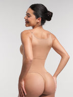 Bust and Waist Control Bodysuit with Removable Pads