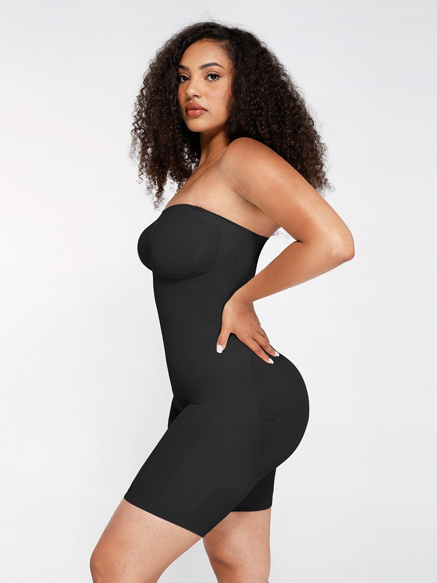Strapless Tummy & Butt Control Body Shaper