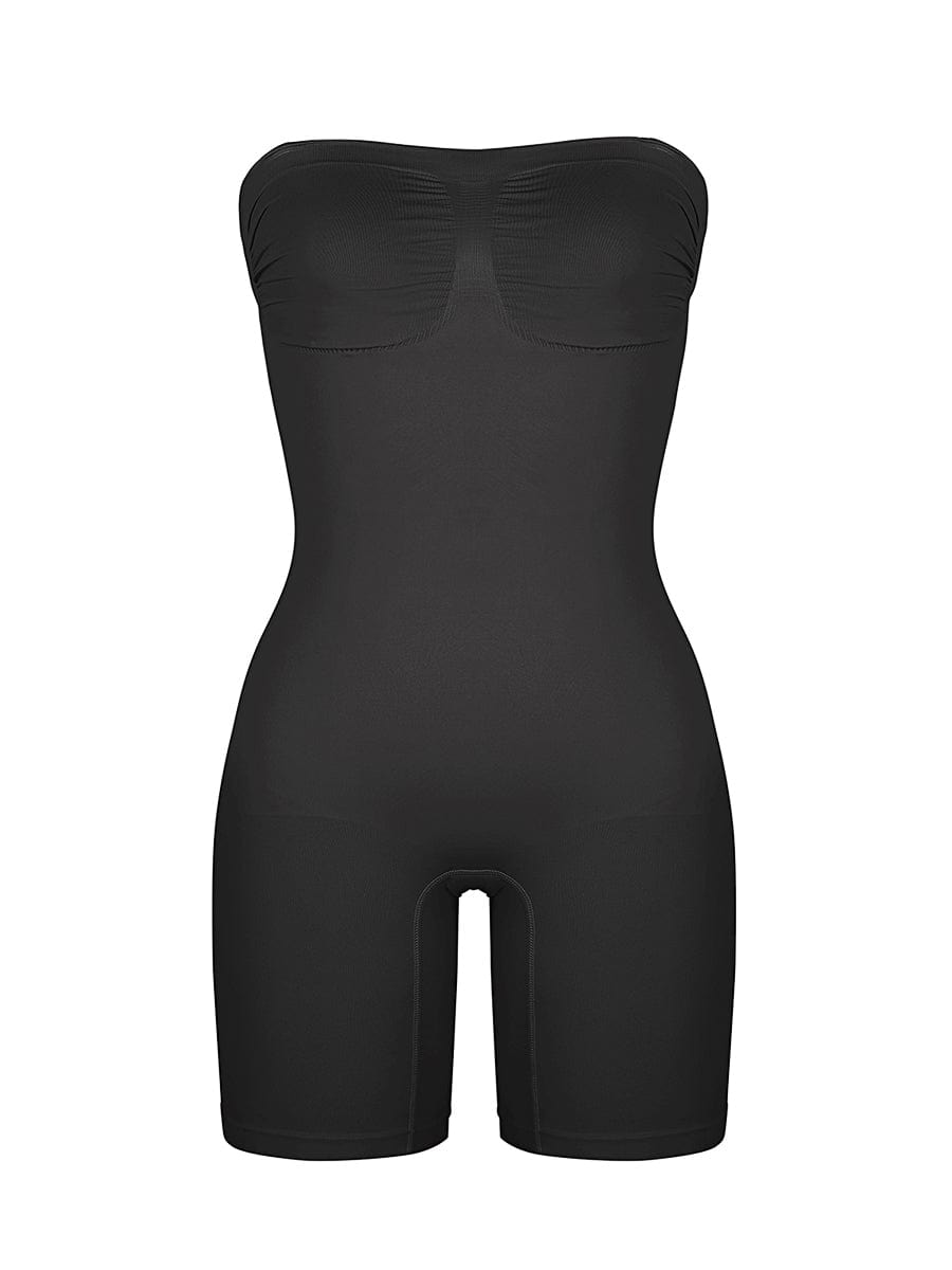 Strapless Tummy & Butt Control Body Shaper