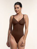 Plunge Chest Support with Inner Clips Bodysuit
