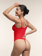 Plunge Chest Support with Inner Clips Bodysuit