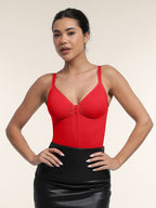 Plunge Chest Support with Inner Clips Bodysuit