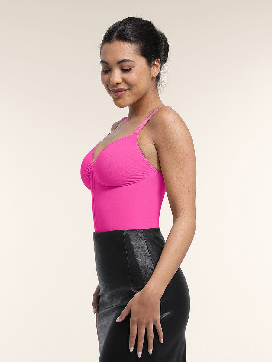 Plunge Chest Support with Inner Clips Bodysuit