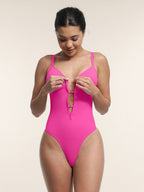 Plunge Chest Support with Inner Clips Bodysuit
