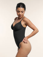 Plunge Chest Support with Inner Clips Bodysuit