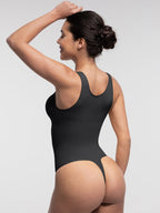 Wide Straps Bust and Waist Control Bodysuit