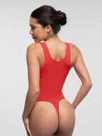 Wide Straps Bust and Waist Control Bodysuit