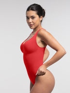 Wide Straps Bust and Waist Control Bodysuit