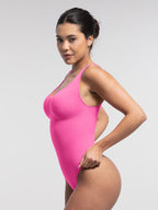 Wide Straps Bust and Waist Control Bodysuit