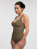 Wide Straps Bust and Waist Control Bodysuit
