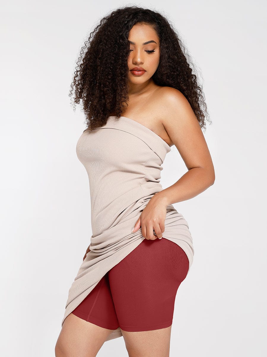 Strapless Tummy & Butt Control Body Shaper