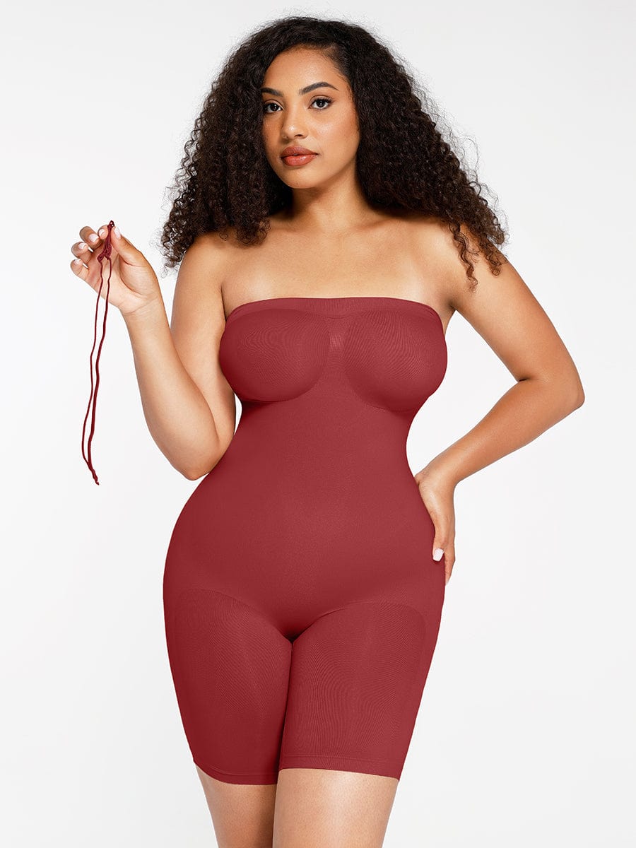 Strapless Tummy & Butt Control Body Shaper