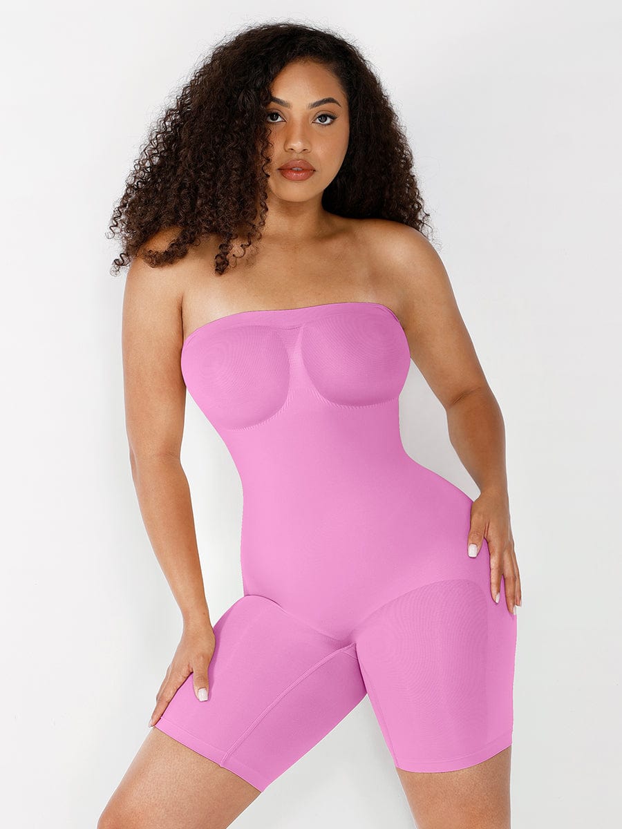 Strapless Tummy & Butt Control Body Shaper