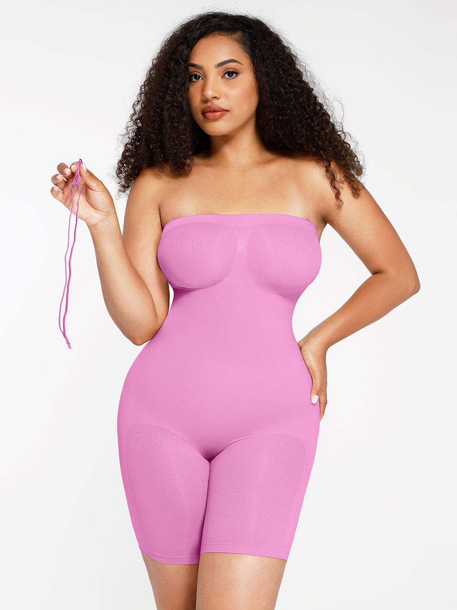 Seamless Sculpt Strapless Butt Lifting & Tummy Control Body Shaper