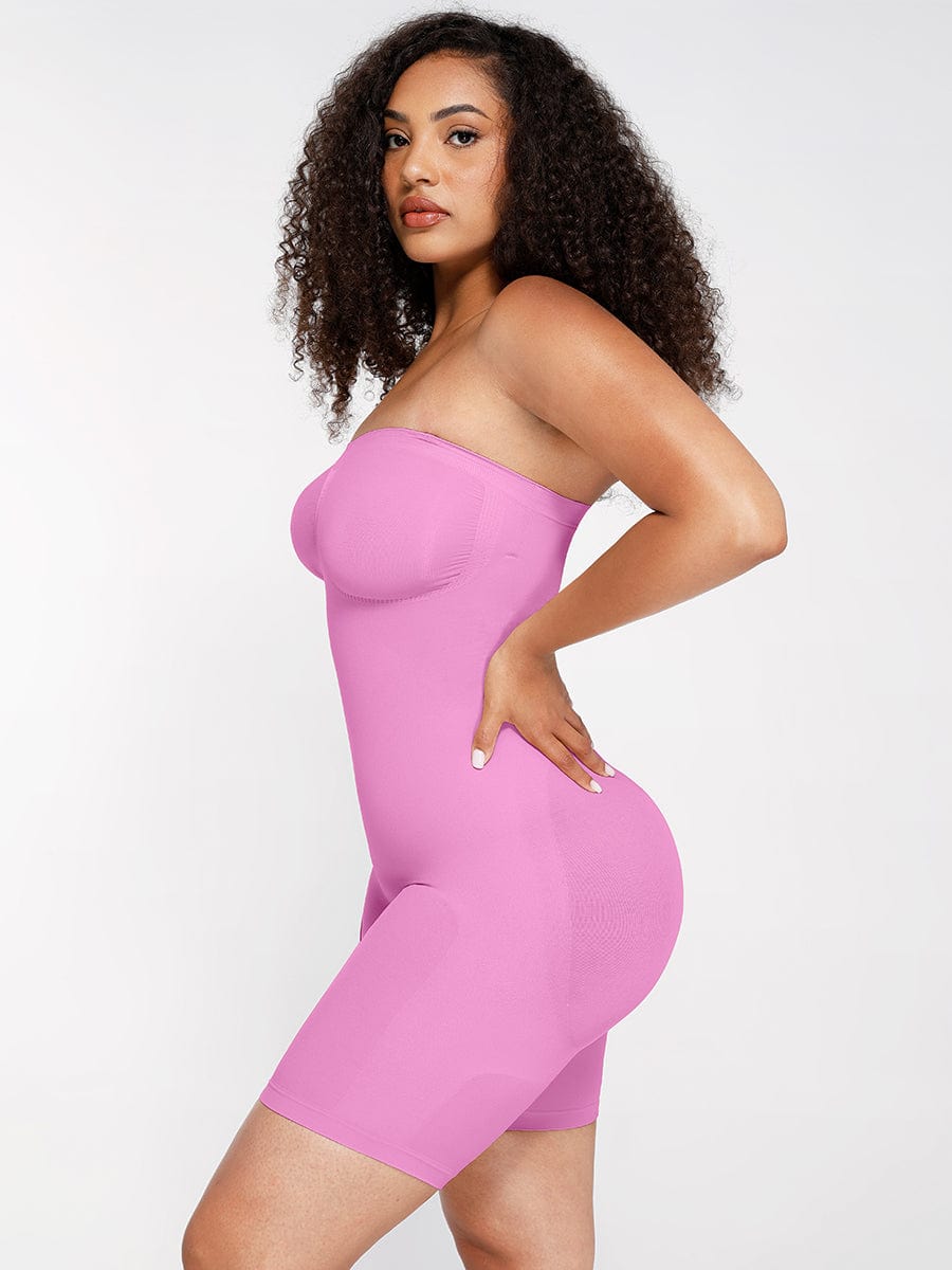 Strapless Tummy & Butt Control Body Shaper