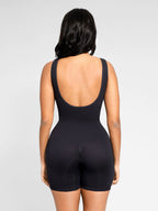 Round Neck U Back Shape Romper with Removable Cups