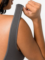 Round Neck U Back Shape Romper with Removable Cups