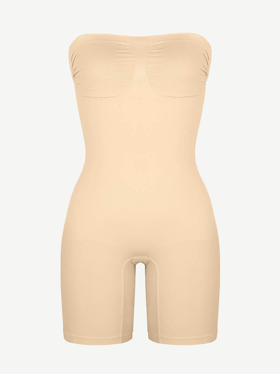Strapless Tummy & Butt Control Body Shaper
