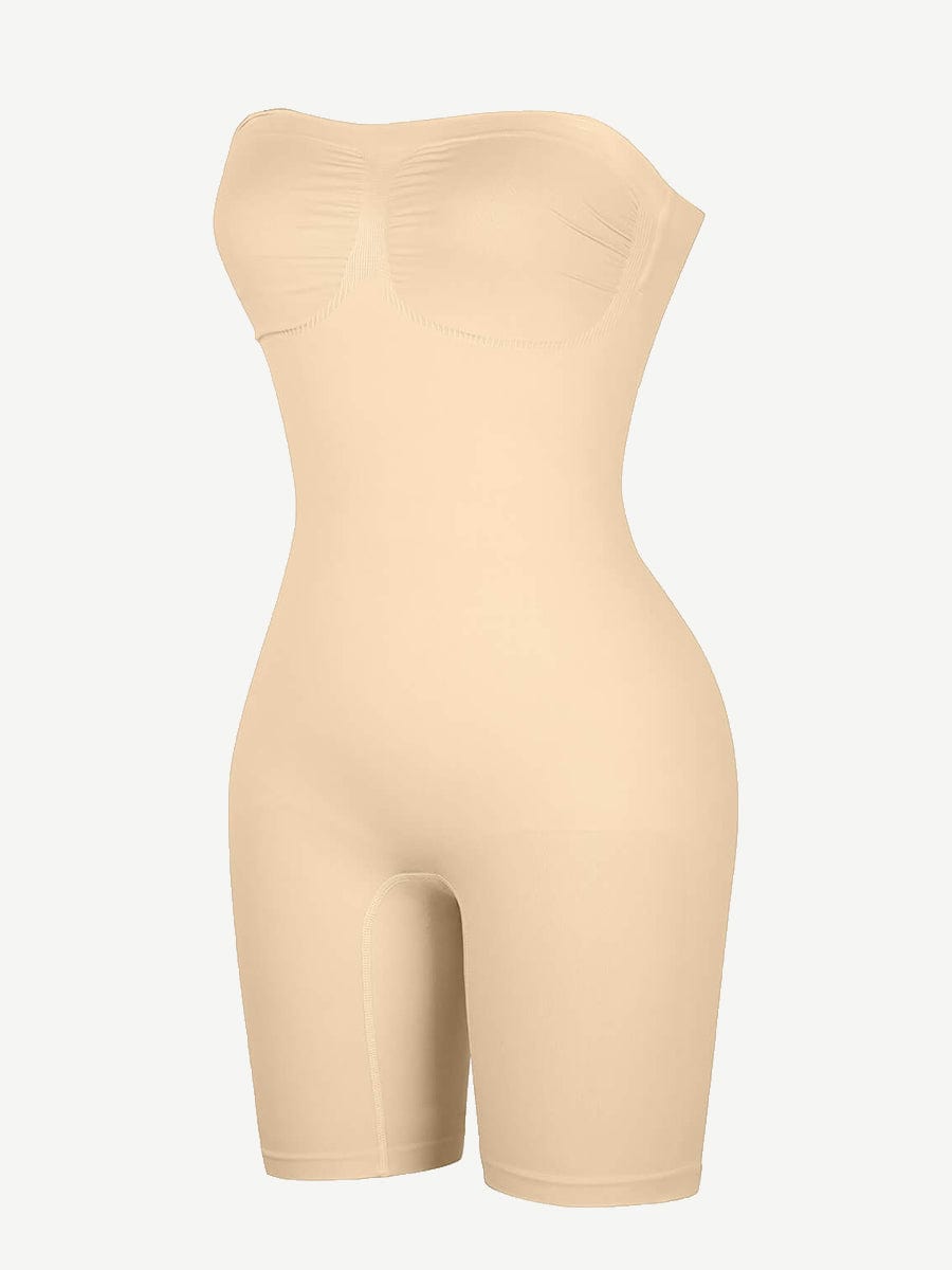 Strapless Tummy & Butt Control Body Shaper