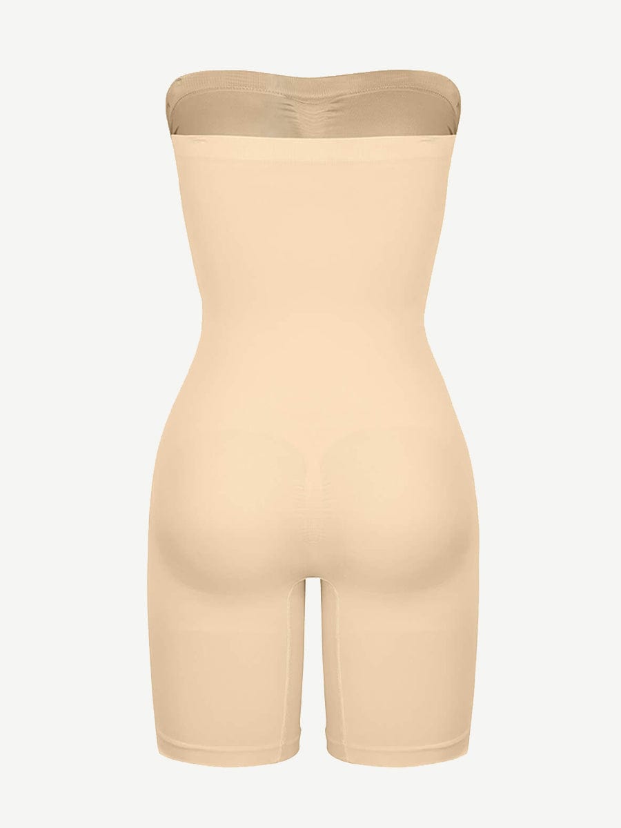 Strapless Tummy & Butt Control Body Shaper