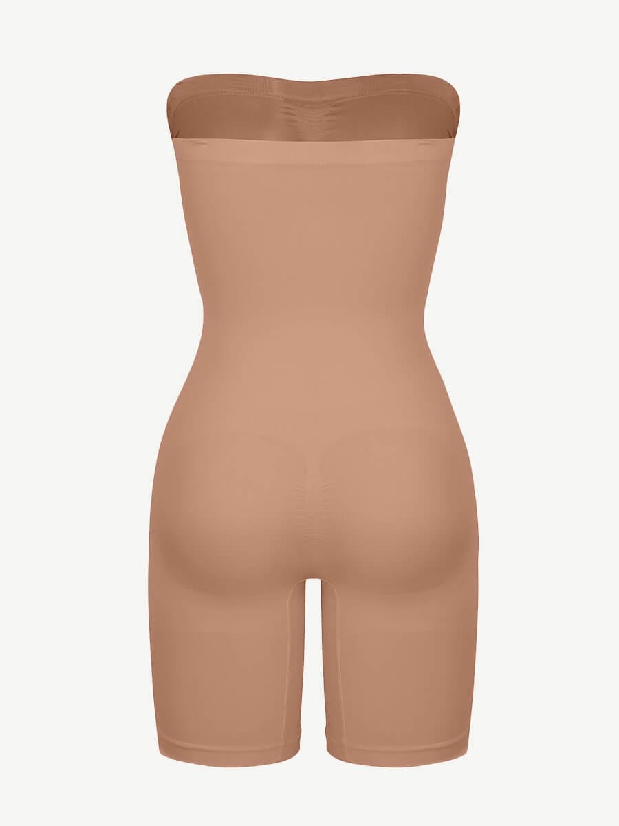 Strapless Tummy & Butt Control Body Shaper