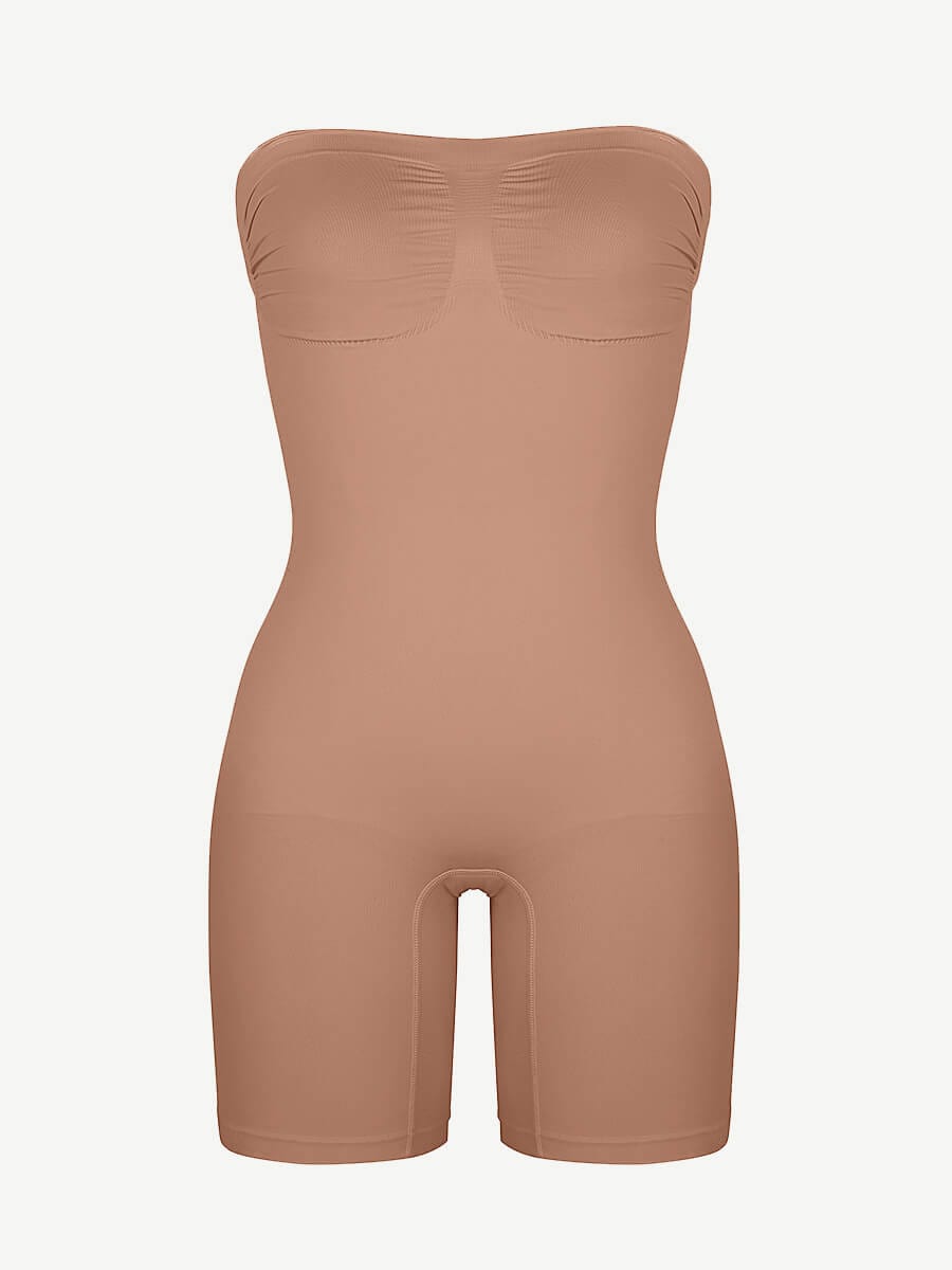 Seamless Sculpt Strapless Butt Lifting & Tummy Control Body Shaper