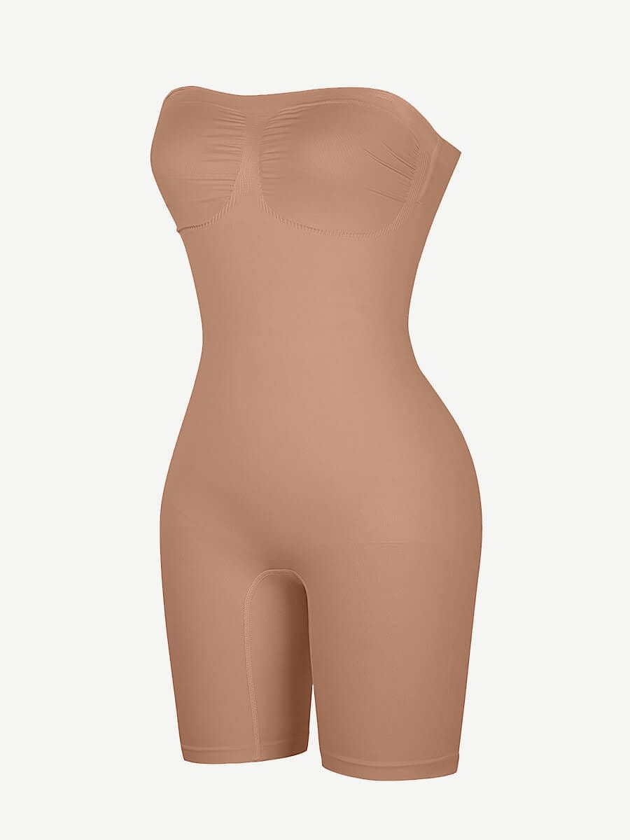 Strapless Tummy & Butt Control Body Shaper