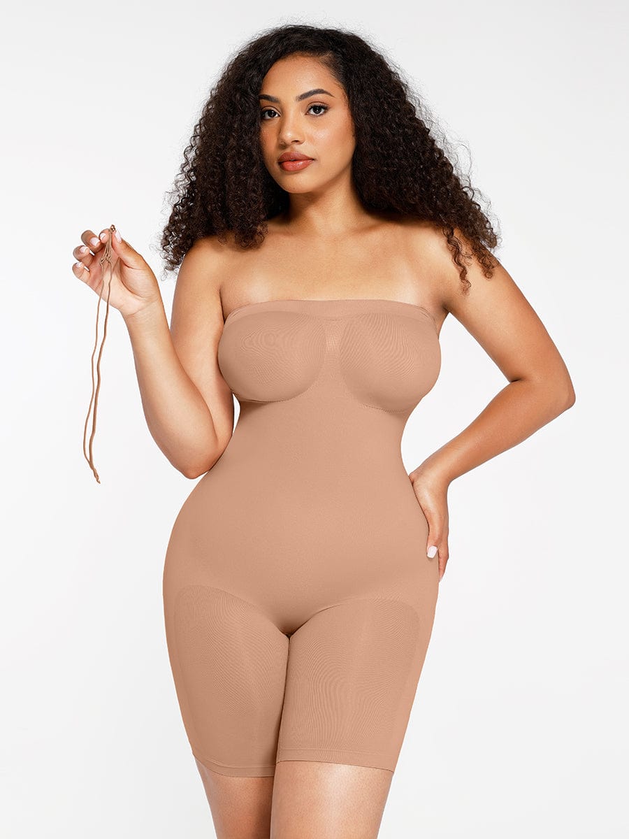 Butt Lifting & Tummy Control Strapless Body Shaper
