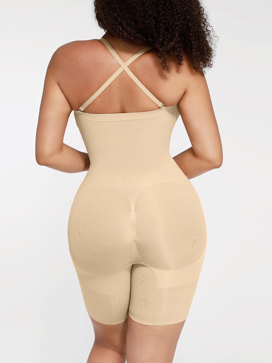 Strapless Tummy & Butt Control Body Shaper