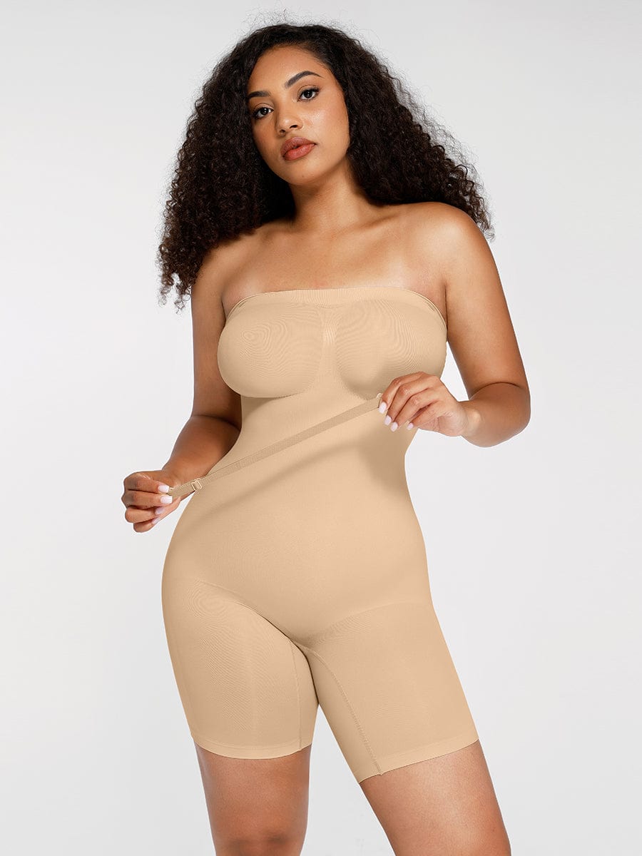 Butt Lifting & Tummy Control Strapless Body Shaper