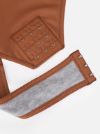 Waist & Abdomen Shaping Bodysuit With Removable Straps