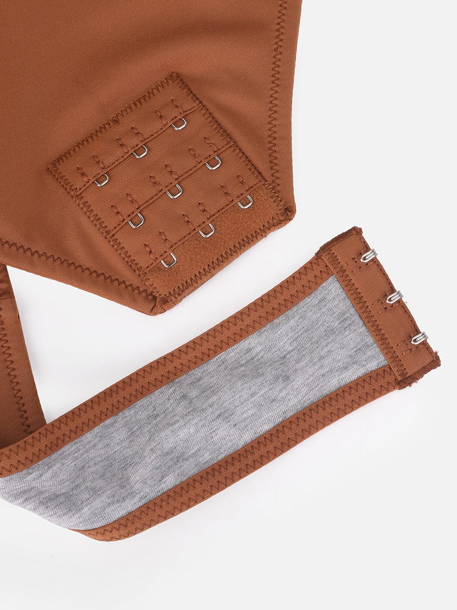 Waist & Abdomen Shaping Bodysuit With Removable Straps - Auxieswear